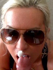 Wifey Is A Hooker Sucks And Swallows Cum